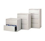 Classificatore Bisley per cartelle sospese 4 cassetti cassetti grigio