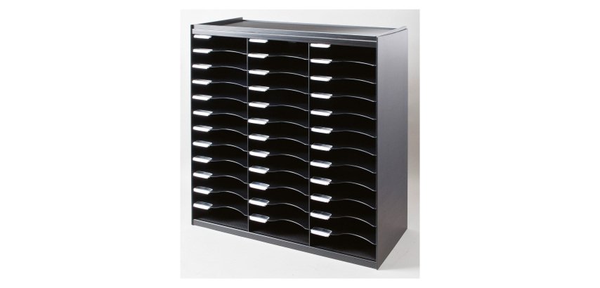 Classificatore Paperflow Nero 67,4 x 30,8 x 79,1 cm
