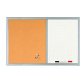 Lavagna doppia sughero Bi-Office bianco 90 x 60 cm