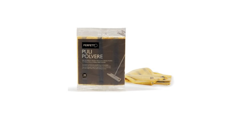 Veli di ricambio PERFETTO Puli Polvere 45 x 22 cm giallo 20 unità
