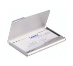 Portabiglietti da visita DURABLE Tascabile Argento 57 x 90 mm 20 Biglietti alluminio 9 x 1 x 5,7 cm