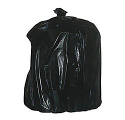 Sacchi con lacci 130 lt Nero 80 x 110 cm 100 unità