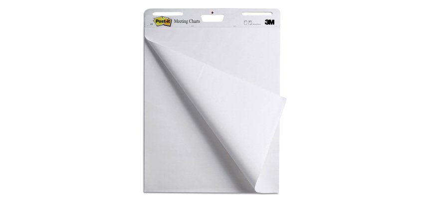 Post-it Meeting Chart Super Sticky White 63.5 x 77.5 cm 2 pieces
