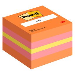 Mini Cubo Post-it Assortito 51 x 51 mm 653-TFEN da 400 fogli