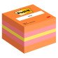 Post-it Sticky Notes Cube 51 x 51 mm Assorted Colours 400 Sheets