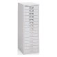 Cassettiera Bisley Metallica cassetti grigio 280 x 380 x 860 mm