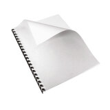 Office Depot Binding Covers A4 Leather 250 gsm Black Pack of 100