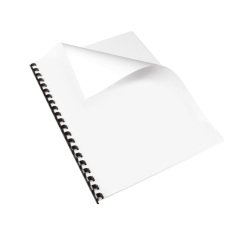 A4 covers in white 250 micron cardboard 100 units