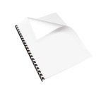 A4 covers in white 250 micron cardboard 100 units