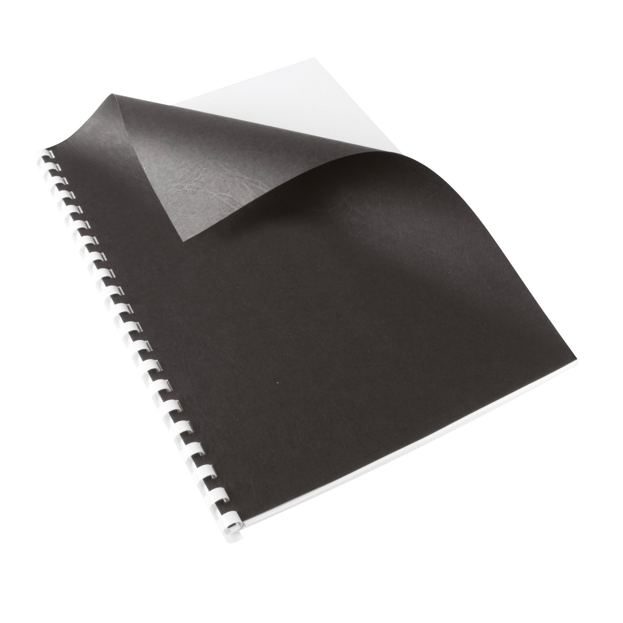 Office Depot Binding Covers A4 Leather 250 gsm Black Pack of 100