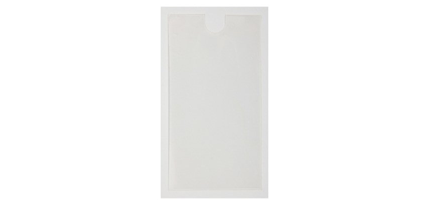Portaetichette adesive 3L Polipropilene 5.5 x 10.2 cm trasparente 6 unità