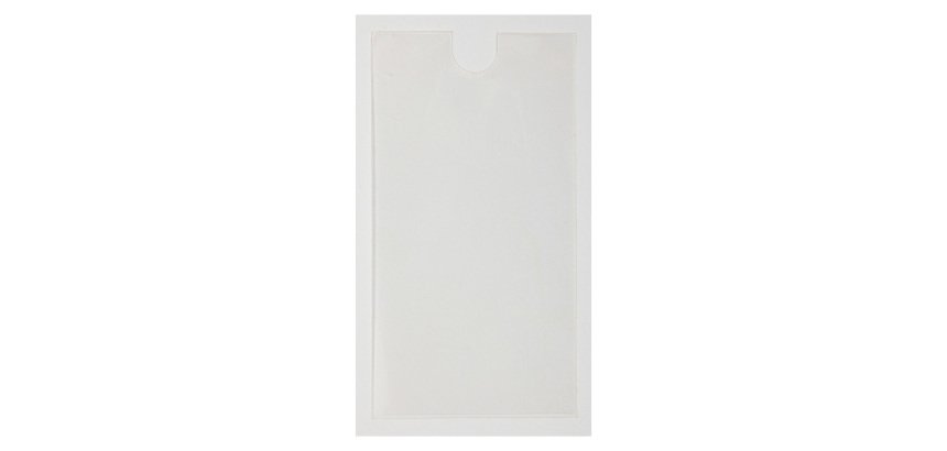 Portaetichette adesive 3L Polipropilene 5.5 x 10.2 cm trasparente 6 unità