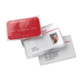 Office Depot Laminating Pouch Business Card & Credit Card Glossy 2 x 125 (250 Microns) Transparent Pack of 100