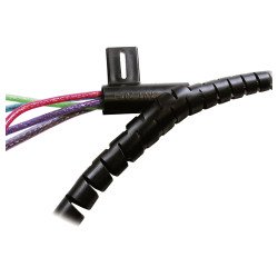 Raccoglicavi cable zip nero