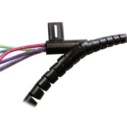 Raccoglicavi cable zip nero