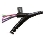 Raccoglicavi cable zip nero