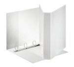 Raccoglitore ad anelli Esselte 4 anelli pp eco-compatibile A4 bianco