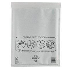 Buste imbottite Sealed Air H/5 - 27 x 36 cm - 79 g/m² bianco senza finestra chiusura autoadesiva - 50 unità