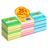 Post-it Sticky Notes 76 x 76 mm Assorted Colours Value Pack 6 Pads of 450 Sheets