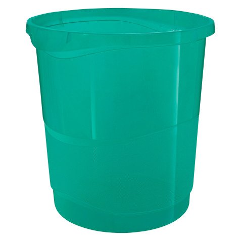 Cestino gettacarte Esselte Colour'Breeze trasparente verde
