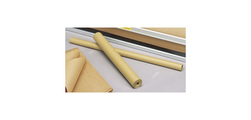 Carta da pacco in rotolo Smartbox Pro Kraft Avana Millerighe - 80g - 50 cm x 25 m