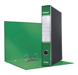 Registratore Protocollo dorso 5 cm Oxford Esselte in cartone 2 anelli A4 verde 6 pezzi