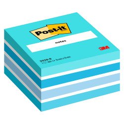 Cubo Post-it Pastello Blu 76 x 76 mm da 450 fogli