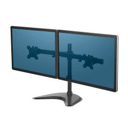 Fellowes Professional Series Dual Horizontal Monitor Arm Height Adjustable Up to 27 inch Black