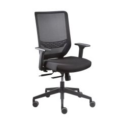 Sedia Dauphin SYNC mesh nero