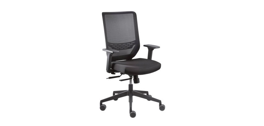 Sedia Dauphin SYNC mesh nero