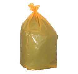 Sacchi della spazzatura 110 lt Giallo 72 x 110 cm 100 unità