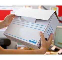 Boxes archive Bruneau legal size white cardboard spine 8 cm 25 units