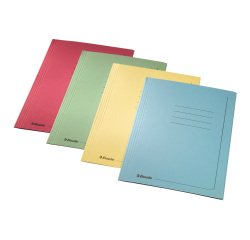 Cartelline a tre lembi Esselte 295gr 25x35cm 25 pz