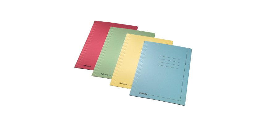 Cartelline a tre lembi Esselte 295gr 25x35cm 25 pz