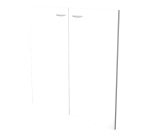 Coppia ante basse libreria Avila l 76 x p 1.8 x h 78 cm