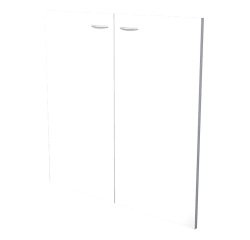 Coppia ante basse libreria Avila l 76 x p 1.8 x h 78 cm