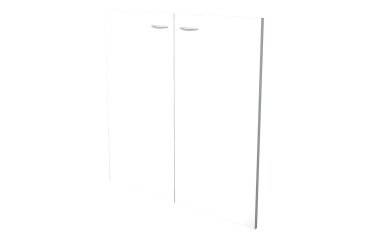 Coppia ante basse libreria Avila l 76 x p 1.8 x h 78 cm