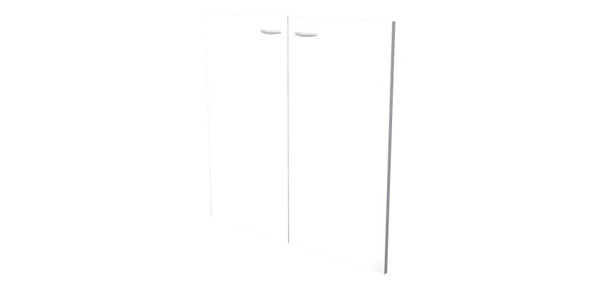 Coppia ante basse libreria Avila l 76 x p 1.8 x h 78 cm