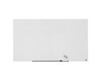 Lavagna magnetica in vetro Nobo bianco 126 x 71 cm