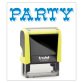 Timbro Trodat Printy 4912 "Party" giallo neon