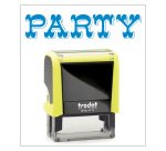 Timbro Trodat Printy 4912 "Party" giallo neon