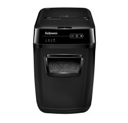 Distruggidocumenti Fellowes Automax 200M, taglio a microframmento, 200 fogli, nero