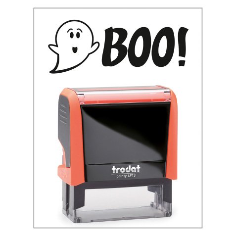 Timbro Trodat Printy 4912 "Boo" arancione