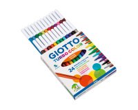 Pennarelli GIOTTO Turbo Color assortiti 24 pezzi
