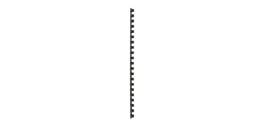 Dorsi in plastica 10 mm A4 a 21 anelli conf 100