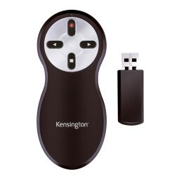Kensington Wireless Presenter 33374EU Red Laser Up to 20 m USB-A Receiver Black