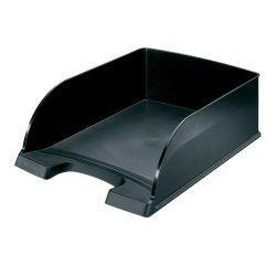 Leitz Plus Letter Tray 5233 Jumbo A4 Black 25.5 x 35.7 x 10.3 cm