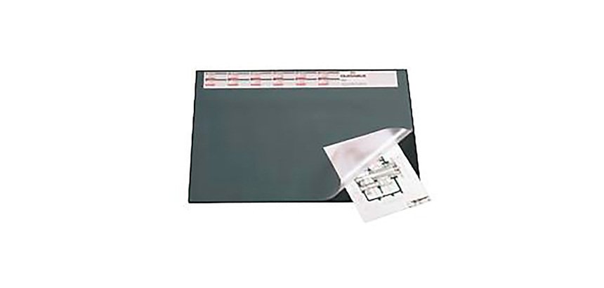 Sottomano con calendario annuale DURABLE Nero 65 x 52 cm