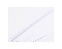 Plastic spines 6 mm A4 with 21 rings pack of 100
