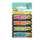 Index Post-it Pop-up Assortiti senza rigatura 11,9 x 43,2 mm 1,19 x 4,32 cm 80 g/m² 4 unità da 24 segnapagina